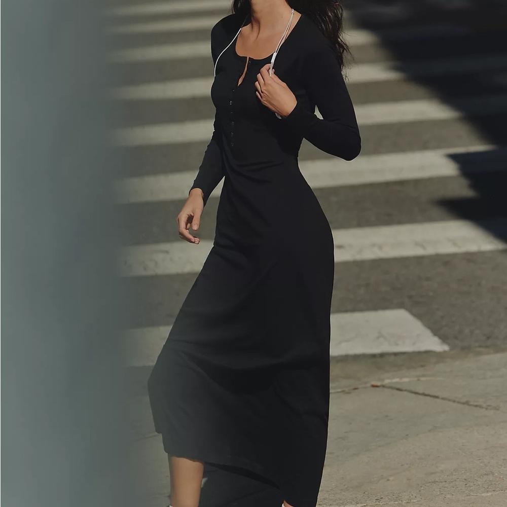 LSPACE x Anthropologie Long-Sleeve Maxi Dress